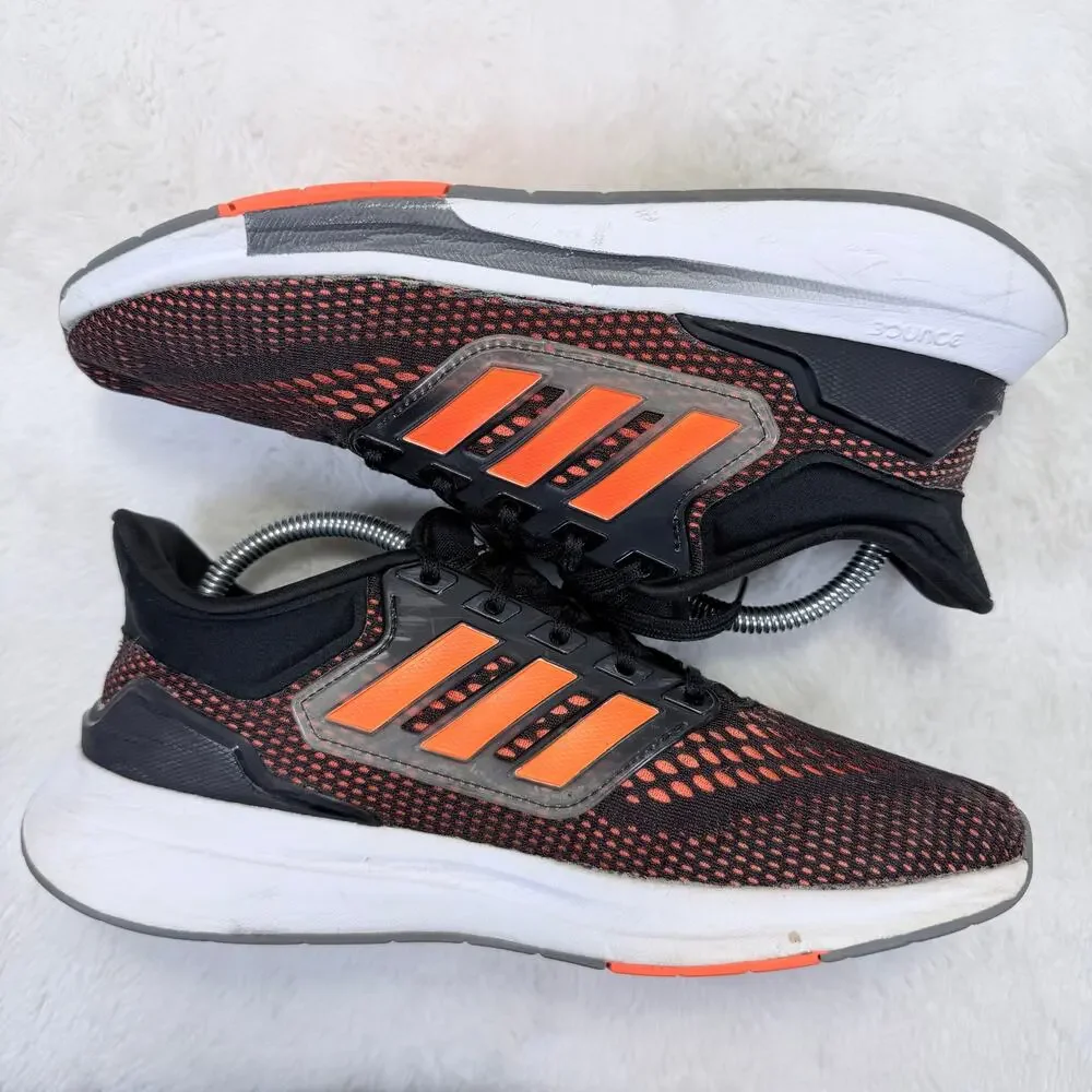 Adidas EQ21 T5 Trail Running Shoes Black Orange Iron Mens Size 8